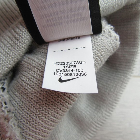Nike Trail Running Beanie One Size Fit Fossil Black Camo Dri-Fit NEW - Picture 10 of 11